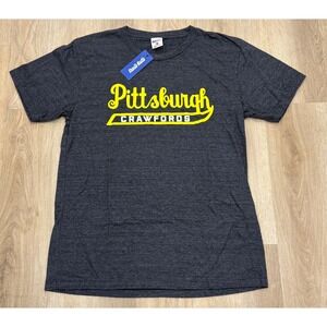 NWT Men's Charlie Hustle Pittsburgh Crawfords NLBM Tee - 
 Large - Dark Grey